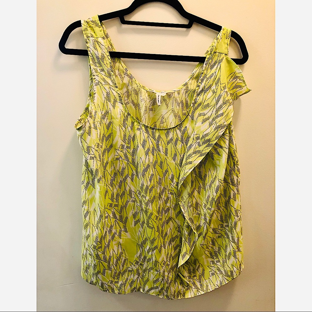 BCBGeneration Ruffled Tank Top